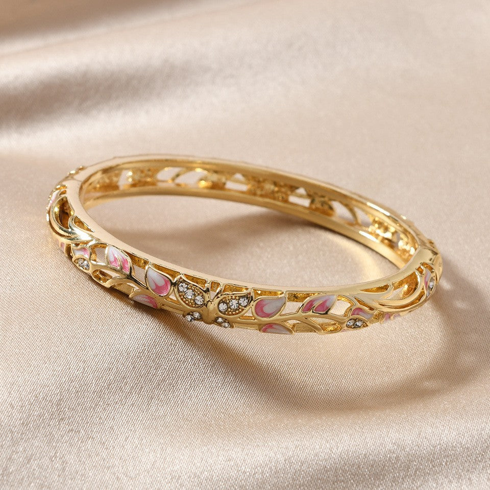 Womens Delicate Stylish Vintage Open Bracelet