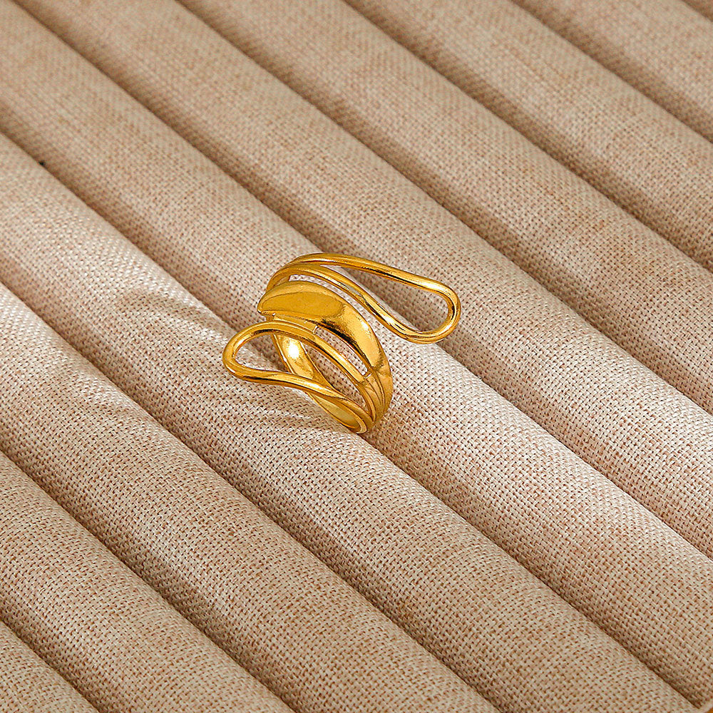 Personalized Stainless Steel Ring With Color-retaining Diamond Inlay