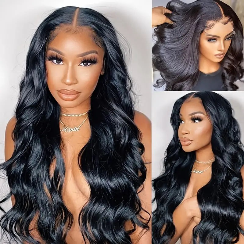 Fashionable Front Lace Full Head Wig With Big Wave Curls