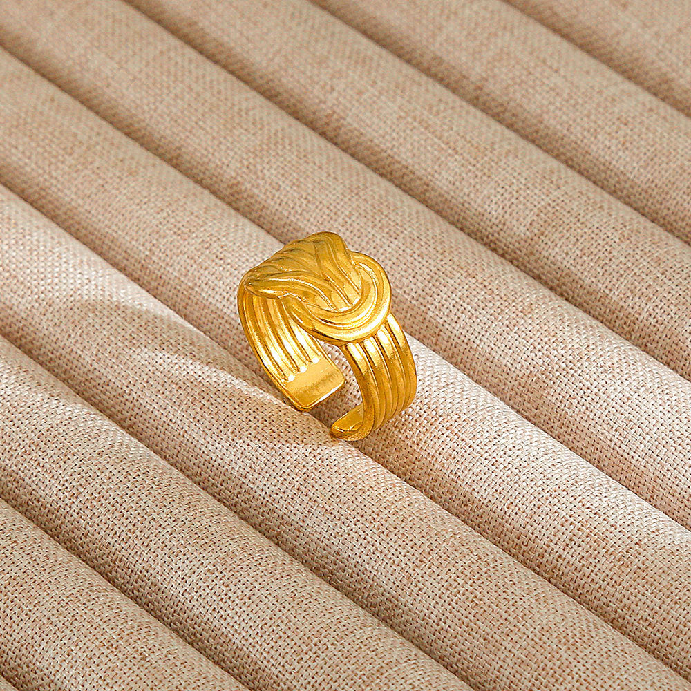 Personalized Stainless Steel Ring With Color-retaining Diamond Inlay