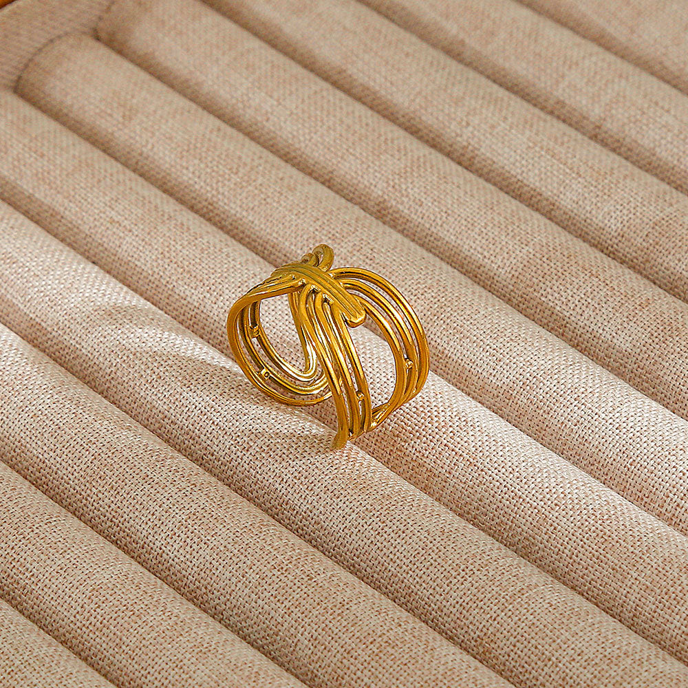 Personalized Stainless Steel Ring With Color-retaining Diamond Inlay