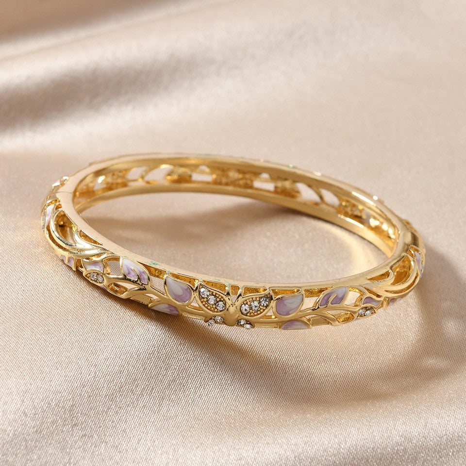 Womens Delicate Stylish Vintage Open Bracelet