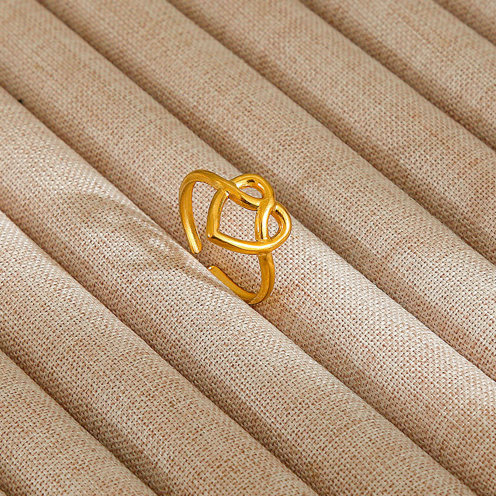 Personalized Stainless Steel Ring With Color-retaining Diamond Inlay