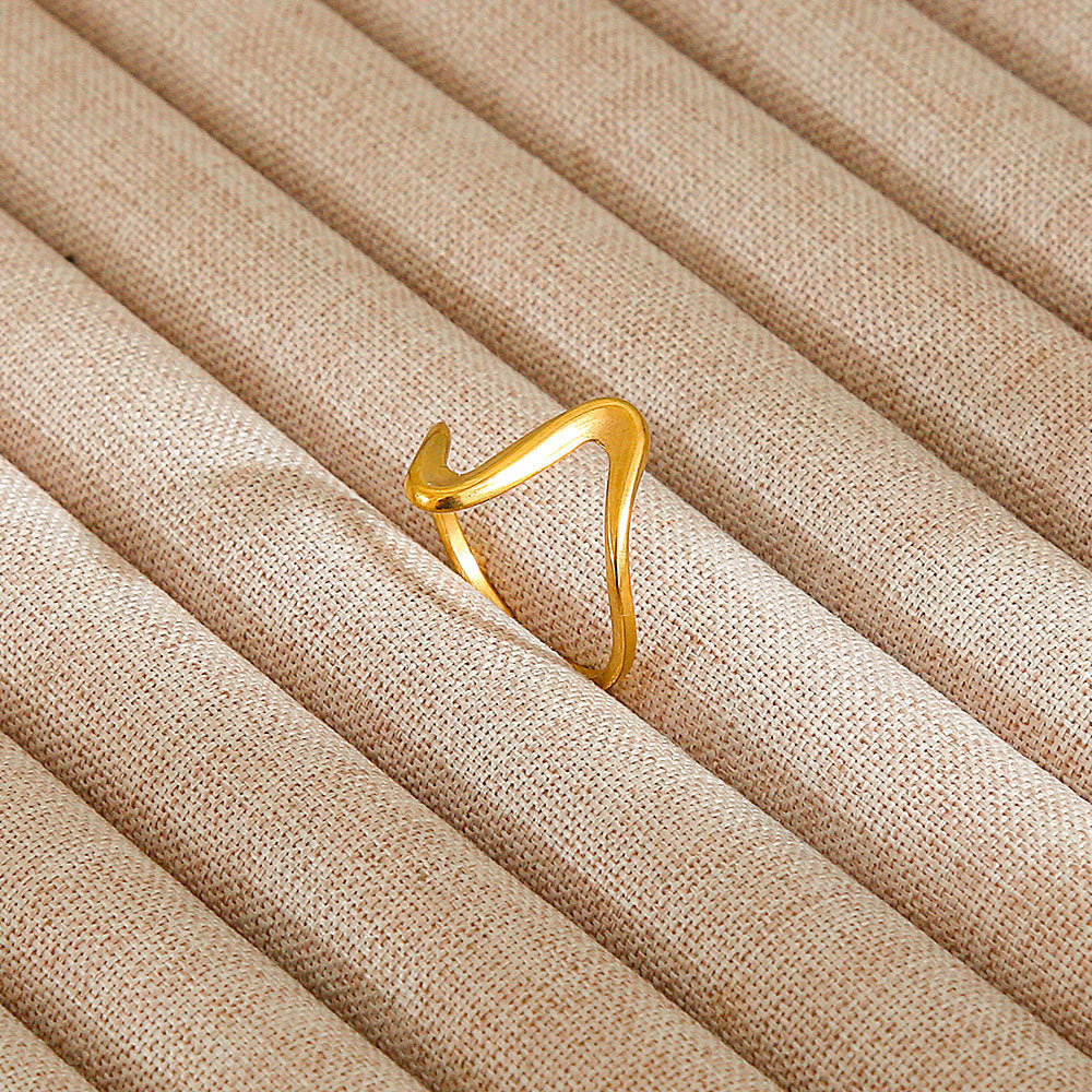 Personalized Stainless Steel Ring With Color-retaining Diamond Inlay