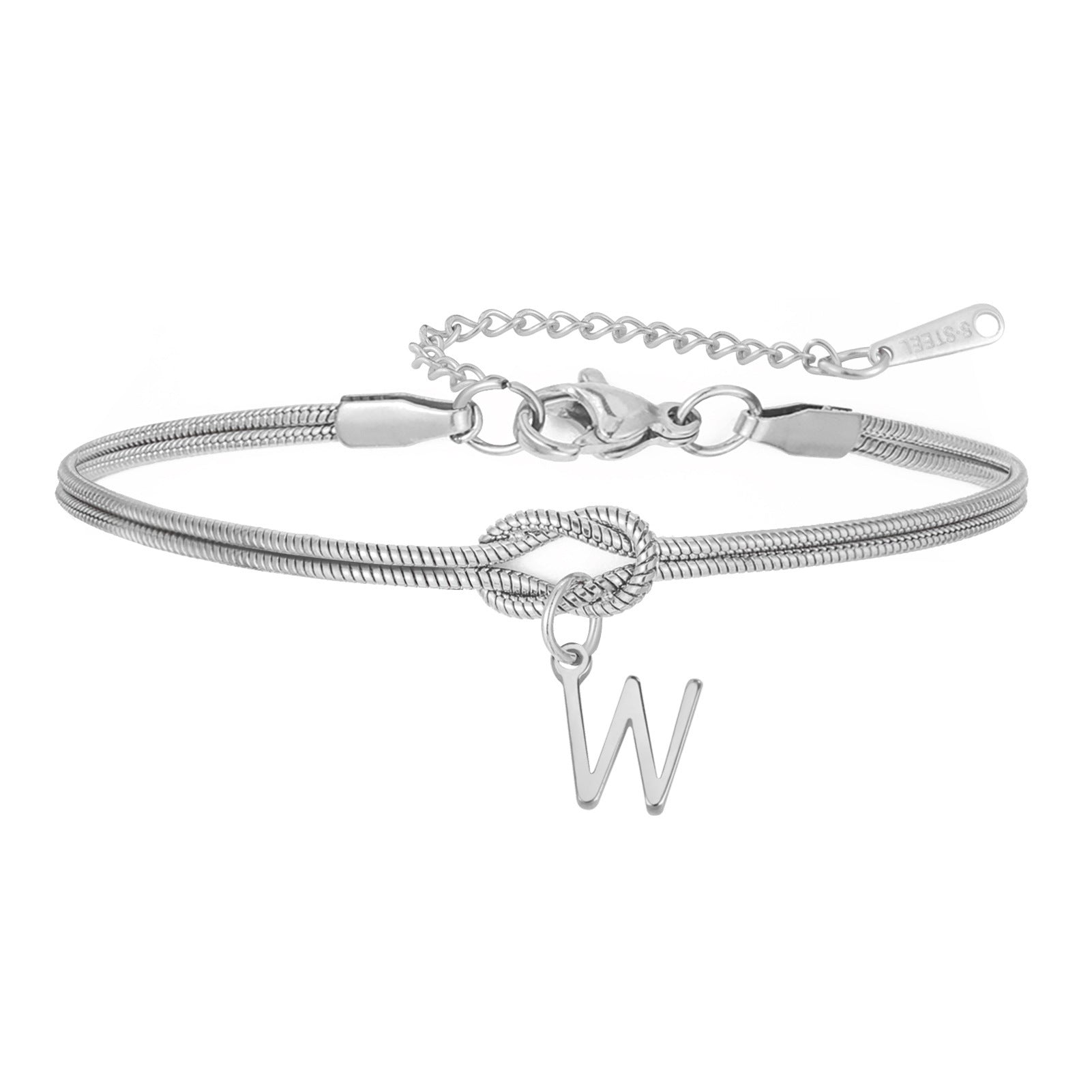 New Best-selling Wholesale 26-letter Handmade Knot Bracelets